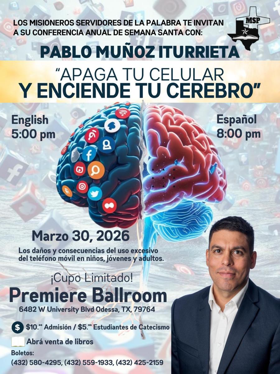 Conferencias en Texas (Lunes 30 de marzo, 2026)